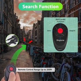 USUPERINK 113dB Bike Alarm, Motorcycle Alarm, Bicycle Alarms with Remote, Moped Alarm System, Car Vibration Sensor Alarm, Universal Strap Fits All Handlebar Sizes, IP65 Waterproof Super Loud, 8Pack