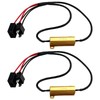 2 Stück LED Scheinwerfer Decoder, Auto Lastwiderstand Widerstands Kit Anti