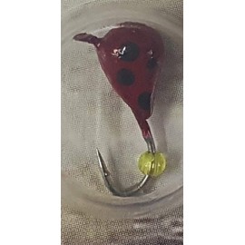 K & E Skandia Tungsten Jigs Pelkie SKP (Red Bug, SKP-10)