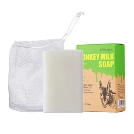 DR.EMMET Bath Soap Bar, Donkey Milk Soap Bar For Women and Men, Deep Moisturizing Bath Soap Bars for Dry Sensitive Skin, Deodorant Body Bar Soap, Gentle Cleaning