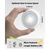 EZVALO LED Puck Lights, Rechargeable Battery Touch Light, 2.5'' Mini