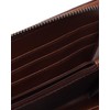Gotcha 251G8200 Logo Embroidered Long Wallet, dark brown