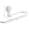 ARBAKS Suction Cup Paper Towel Holder Under Cabinet,No Drilling Towels