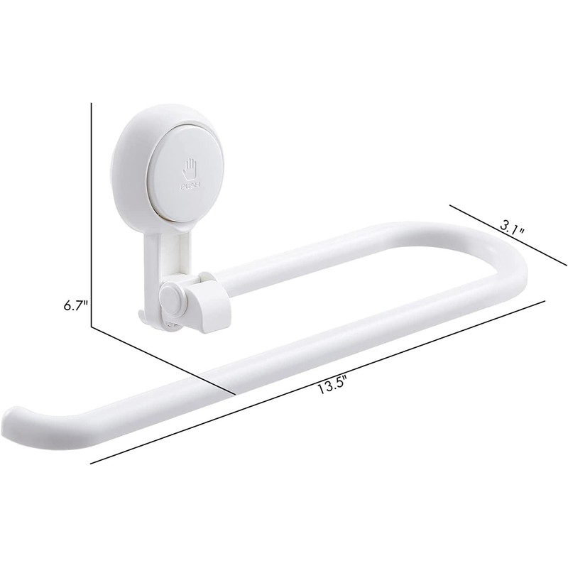 ARBAKS Suction Cup Paper Towel Holder Under Cabinet,No Drilling Towels