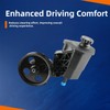 ADIGARAUTO Power Steering Pump with Reservoir & Pulley Compatible with