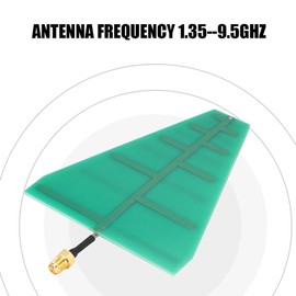 15W 5-6dB 1.35-9.5GHz UWB Ultra Broadband Antenna Linear Directional Polarization RF Directional Antenna with Logarithmic Period