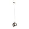 Chloe Lighting IRONCLAD Contemporary-Style 1 Light Brushed Nickel Ceiling Mini