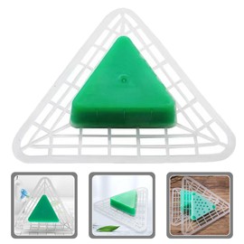 COHEALI Urinal Screen Deodorizer Triangle Anti-Splash Pads Lemon Scented Urinal Aromatic Mat for Toilets 10-Piece Set for Bathrooms and Restrooms