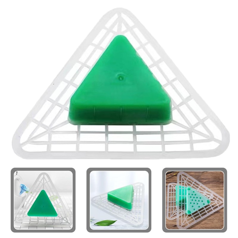 COHEALI Urinal Screen Deodorizer Triangle Anti-Splash Pads Lemon Scented Urinal
