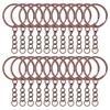 Chuyau 20Pcs Keychain Key Ring with Chain Bulk Split Key