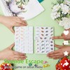 Hollowfly 65 Tiles 30 mm Dinosaur Mahjong Block Set with