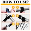30Pcs Upgraded Pool Solar Cover Reel Straps Pool Cover Reel