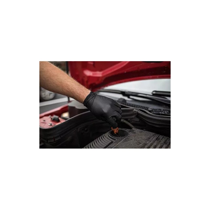 Gauntes Negros Guantes Negros Para Mecánico Grande ( 100 Pz