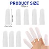 100 Pieces Cotton Finger Cots,Cloth Finger Cots Finger Toe Sleeves