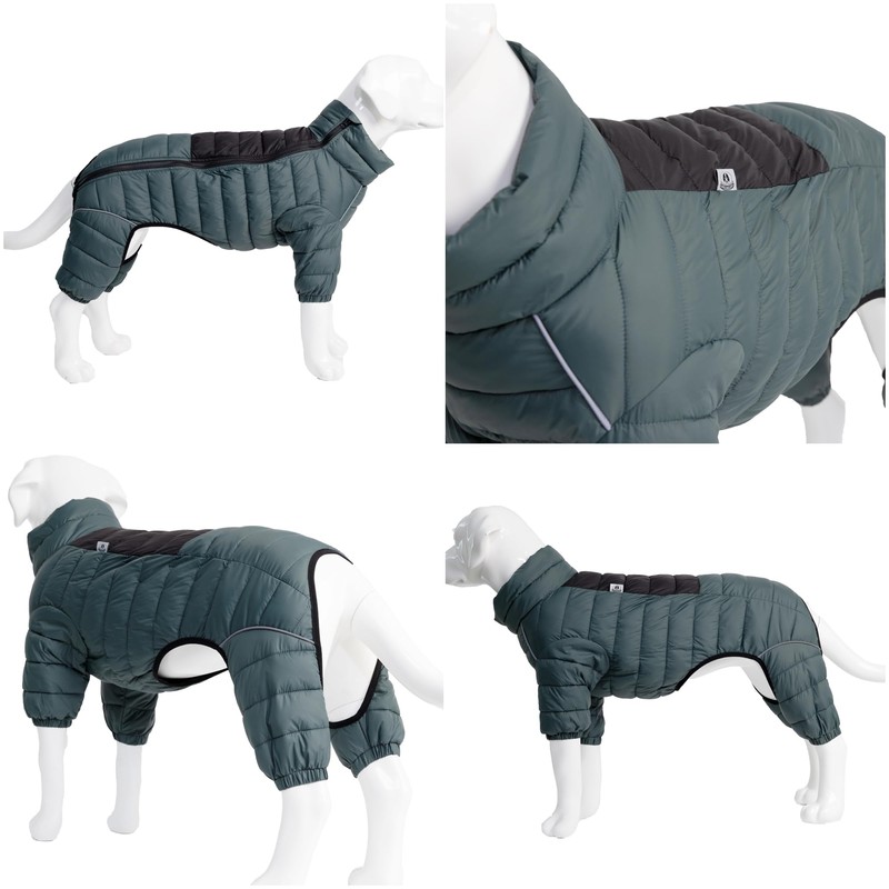 Dog Coat Dog Warm Jacket, 4 Legs Covered Waterproof Windproof