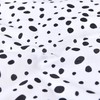 Sleepdown Polka Dots Reversible Black White Mono Duvet Cover Quilt
