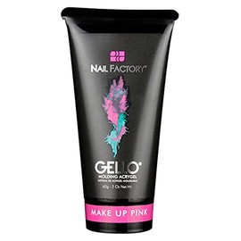GELLO - GEL ACRÍLICO de Construcción Rápida UV, Acrigel Poly Gel Para Uñas, 2 Oz. / 60 Gr., MAKE UP. By NAIL FACTORY