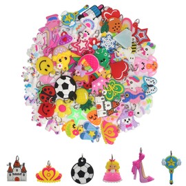 YcsRnn 100 Pack Loom Band, Bracelet for Bracelet Making, for Jewellery MakingSoft Bulk Set for DIY Crafts, Design(Random Mix)