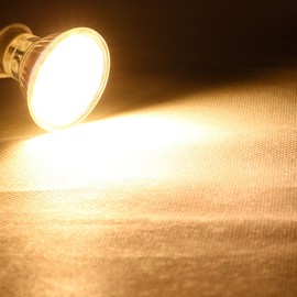 LED Spotlight GU10 "40 SMD, 120 °, 3000 K, 280 lm, 230 V/3 W, warm white