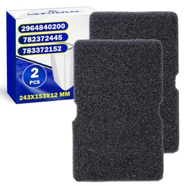 2 Pieces Sponge Filter for Tumble Dryer 243x153x12 mm with the Original Code 2964840200 for Beko for Blomberg – MONTERAL