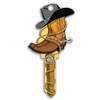 Lucky Line Key Shapes, COWBOY, House Key Blank, KW1/11, 1