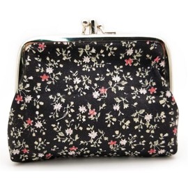 Patty Both Cute Classic Floral Exquisite Buckle Coin Purse