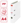 Esselte A4 Lever Arch File, White, 52mm Spine, Plastic, Pack