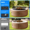 4.5 FT Inflatable Hot Tub Cover,Energy Saving Lid for Round