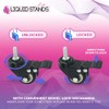 Liquid Stands Keyboard Stand Caster Wheels Set of 4 Replacement
