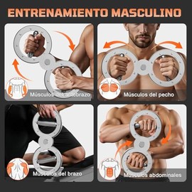 SOLVIFY Máquina de Entrenamiento de Brazo, Máquina de Fuerza de Brazo Giratoria, Ejercita Músculos de Brazo y Hombro, Intensidad Ajustable, Ideal para Entusiastas del Fitness