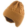 Muryobao Gorro de invierno para mujer, cálido, suave, elástico, holgado,