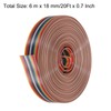 sourcing map 1 Pcs 14 Pin Flat Rainbow Ribbon Cable
