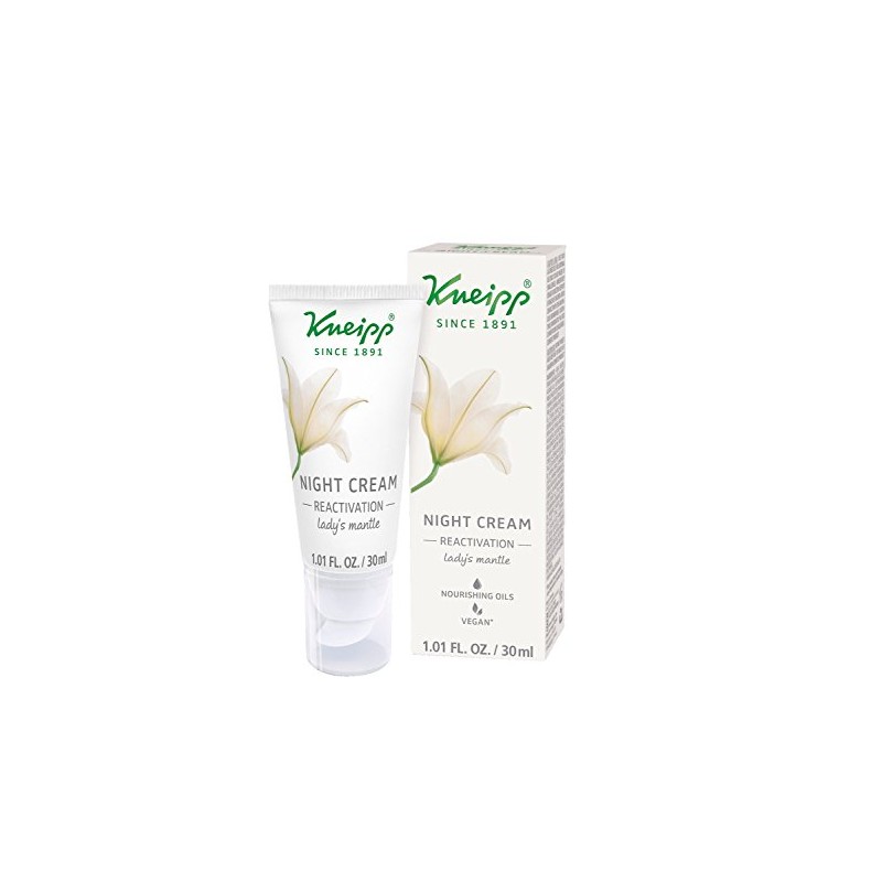 Kneipp 24 Hour Night Face Moisturizer Cream, 1.01 Fl oz