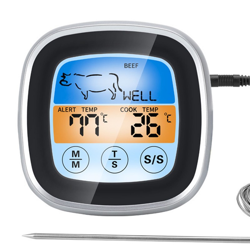 Meat Thermometer for Cooking Digital Food Thermometer Color Screen for