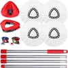 4 Pack Spin Mop Replace Heads for Cedar EasyWring 1