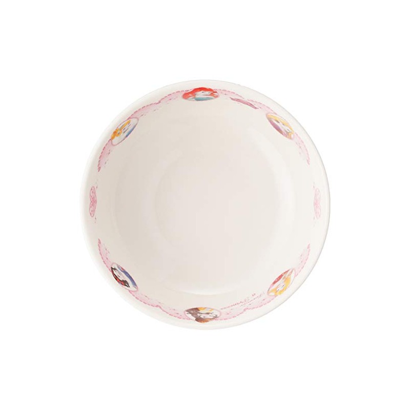 新 ディズニー プリンセス ラーメン丼 ホワイト 直径 14.5cm 子供用 食器 114116