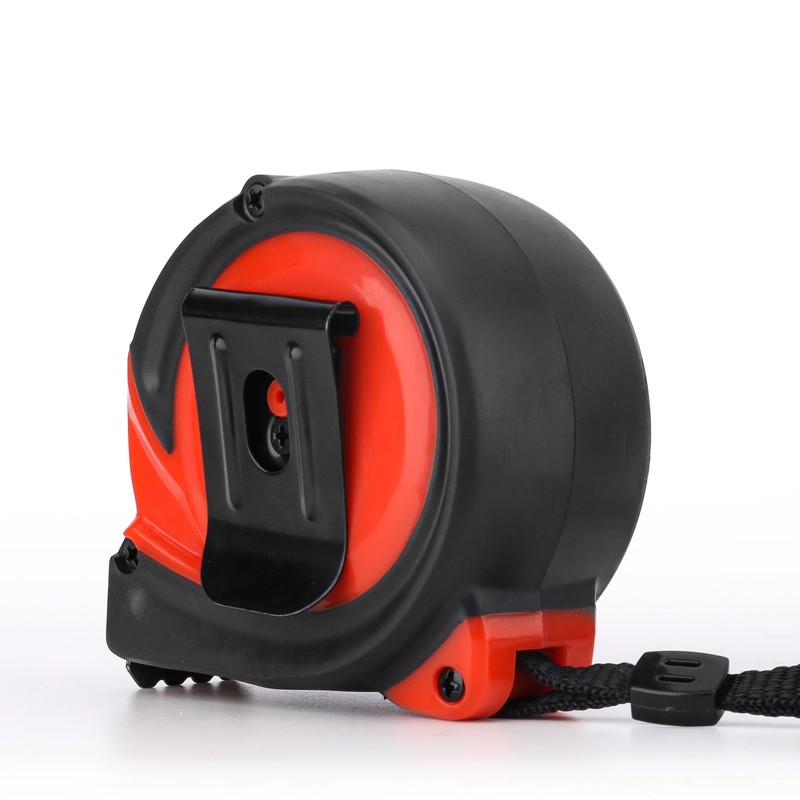 HAUTMEC Tape Measure 25ft with 1/8 Fractional Markings Dual Metric/Imperial