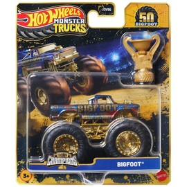 Hot Wheels Monster Truck Trophy Champions Bigfoot 1:64 Scale