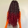 LIYATE Goddess Box Braids Crochet Hair 24 Inch 7 Packs