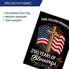 MAGJIUKE America 250 Garden Flag, One Nation Under God,USA 250th