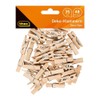 Idena 63134 Mini Wooden Clothes Pegs, Pack of 48, Approx.