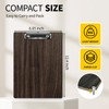 WORPSON Wood-Grain Lap Board Clipboard, for Letter & A4 Size
