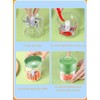 Disran Electric Garlic Chopper Mini,350ml Vegetable Chopper,6 Blade Onion Chopper,21000