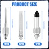 7pcs Grease Gun Needle Accessory Set, Including 5 Grease Needle