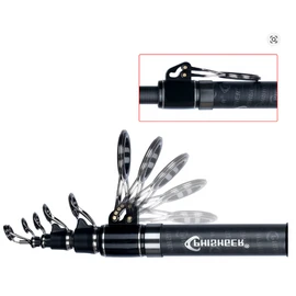 Toolzia Carbon Telescopic Surf Fishing Rod - Travel Spinning Rod