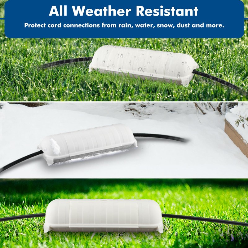2 Pack of Outdoor IP44 Waterproof Connection Box by Restmo,