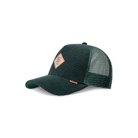 Djinns - Waffle Cord Trucker Cap Mesh Cap Hat Cap Hat Caps, Green