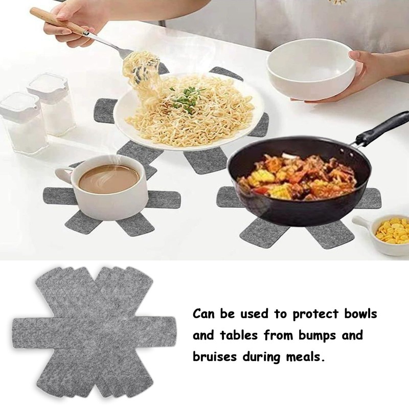 Pan Protector - Pan Protection Underlay, Felt Coaster for Pot,