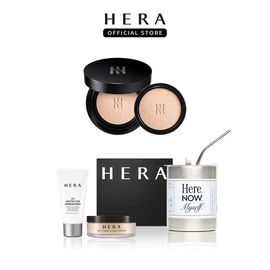 Hera [24AWD]NEW Black Cushion Foundation SPF34/PA++ 15gx2 (1 main product + 1 refill), 23C1 / 헤라 [24AWD]NEW 블랙 쿠션 파운데이션 SPF34/PA++ 15gx2 (본품1개+리필1개), 23C1