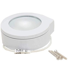 ITC Boat Cabin Light 81275-W | 12V White Plastic 10W Halogen 3 Inch